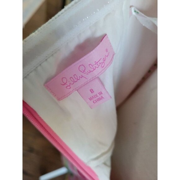 Lilly Pulitzer Keetan First Impressions Strapless Floral Dress 8 RARE Holy Grail - Picture 4 of 6